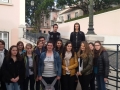 Devant le palais de la residence de la republique portugaise