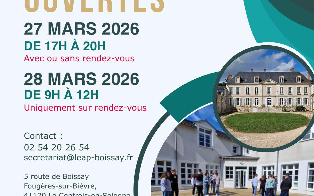 Portes ouvertes Mars 2026